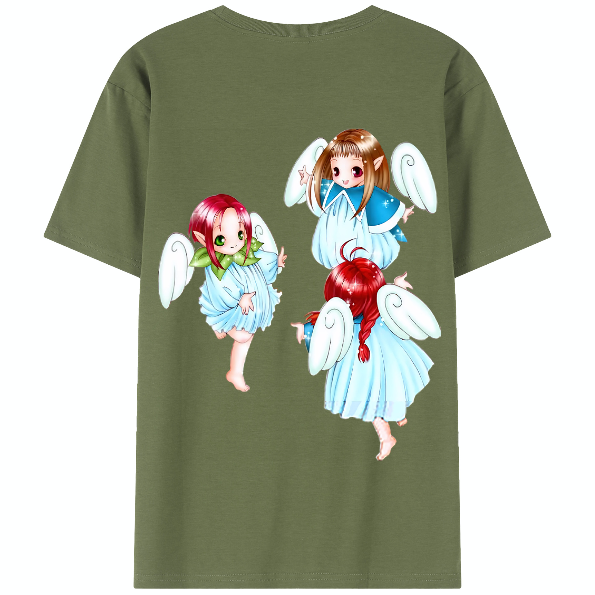 （画像用） 遊☆戯☆王 Yu-Gi-Oh! 綿100％半袖Tシャツ（背面プリント）